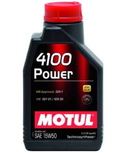 Масло MOTUL 4100 POWER 15W50 - 1 литър