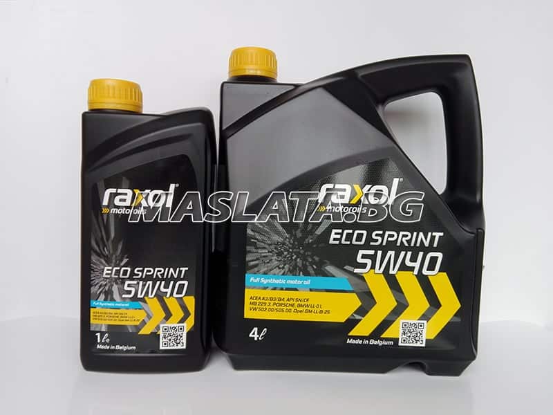 Масло Raxol ECO SPRINT 5W40 4L Масло Raxol ECO SPRINT 5W40 4L