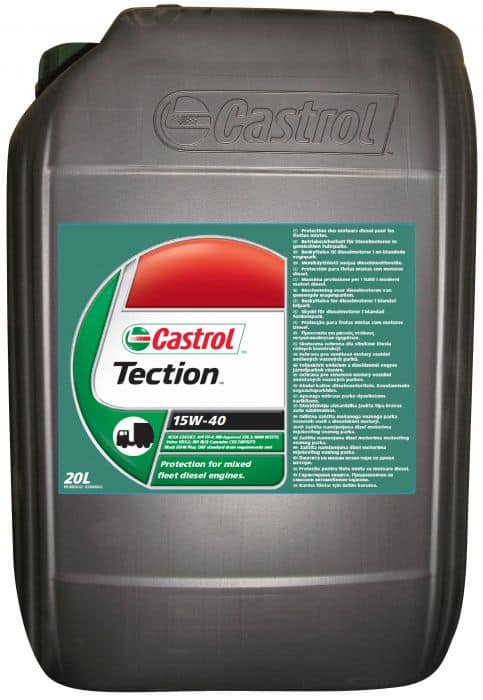 Масло CASTROL TECTION 15W40 за камиони - 20 литра Масло CASTROL TECTION 15W40 за камиони - 20 литра