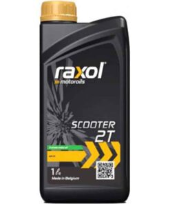 Масло за скутер RAXOL 2T двутактово червено - 1 литър