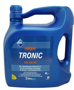 Масло Aral Hight Tronic 5w40 NEU - 4 литра