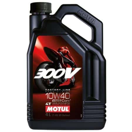 Масло MOTUL 300V Factory Line Road Racing 10W40 - 4 литра Масло MOTUL 300V Factory Line Road Racing 10W40 - 4 литра