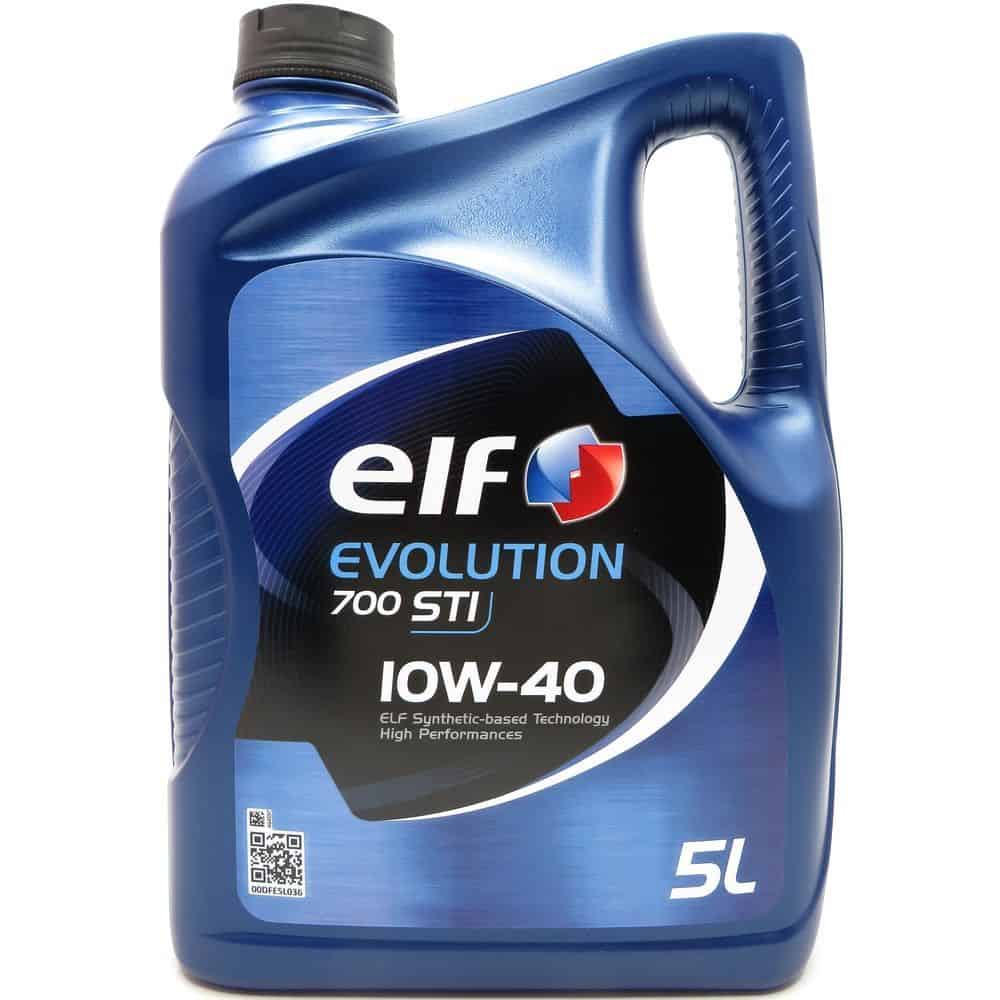 Масло ELF EVOLUTION 700 STI 10W40 5L Масло ELF EVOLUTION 700 STI 10W40 5L