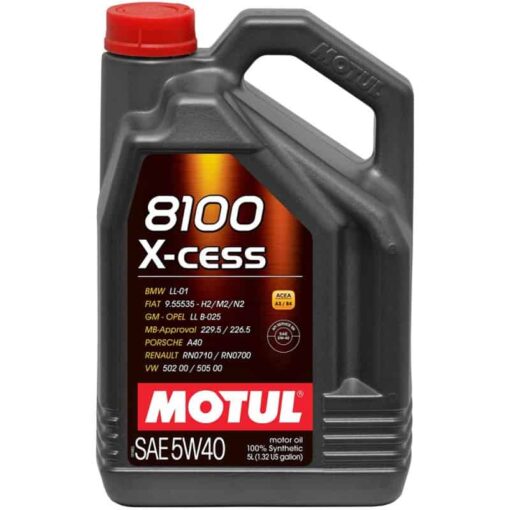 Масло Motul 8100 X-CESS 5W40 5L - Image 1