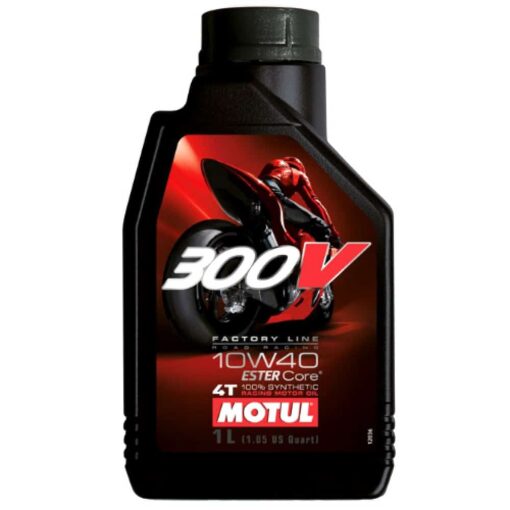 Масло MOTUL 300V Factory Line Road Racing 10W40 - 1 литър