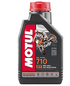 Масло MOTUL 710 2T за двутактови двигатели - 1литър