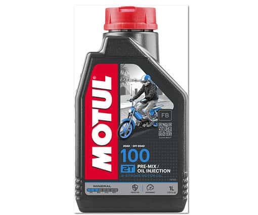 Масло Motul 100 2T за скутери - 1 литър