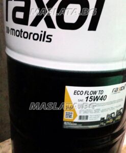 МАСЛО 15W-40 – 210 ЛИТРА RAXOL ECO FLOW TD ЗА КАМИОНИ