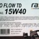 Масло за камиони RAXOL ECO FLOW TD 15W40 210L