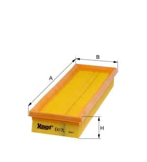 Въздушен филтър HENGST E417L Въздушен филтър HENGST E417L