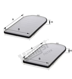 Купе филтър HENGST E983LI-2 Купе филтър HENGST E983LI-2