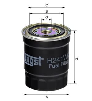 Горивен филтър HENGST H241WK Горивен филтър HENGST H241WK
