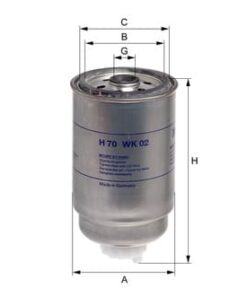Горивен филтър HENGST H70WK02