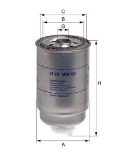 Горивен филтър HENGST H70WK02