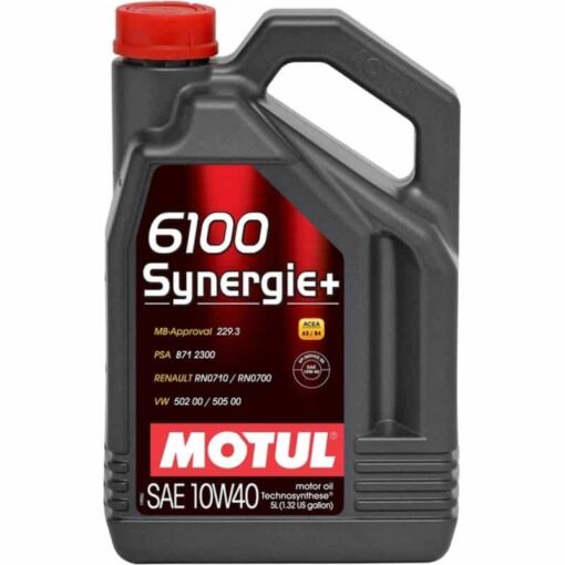 Масло MOTUL 6100 Synergie+ 10W40 5L
