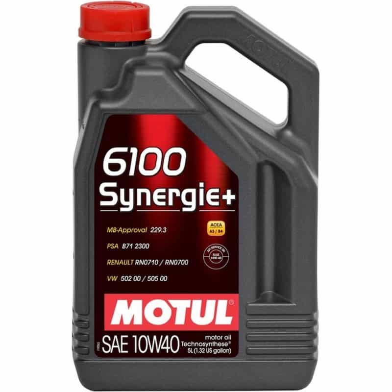 Масло MOTUL 6100 Synergie+ 10W40 5 литра Масло MOTUL 6100 Synergie+ 10W40 5L
