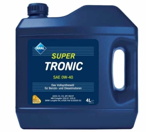 Масло Aral Super Tronic 0w40 4L