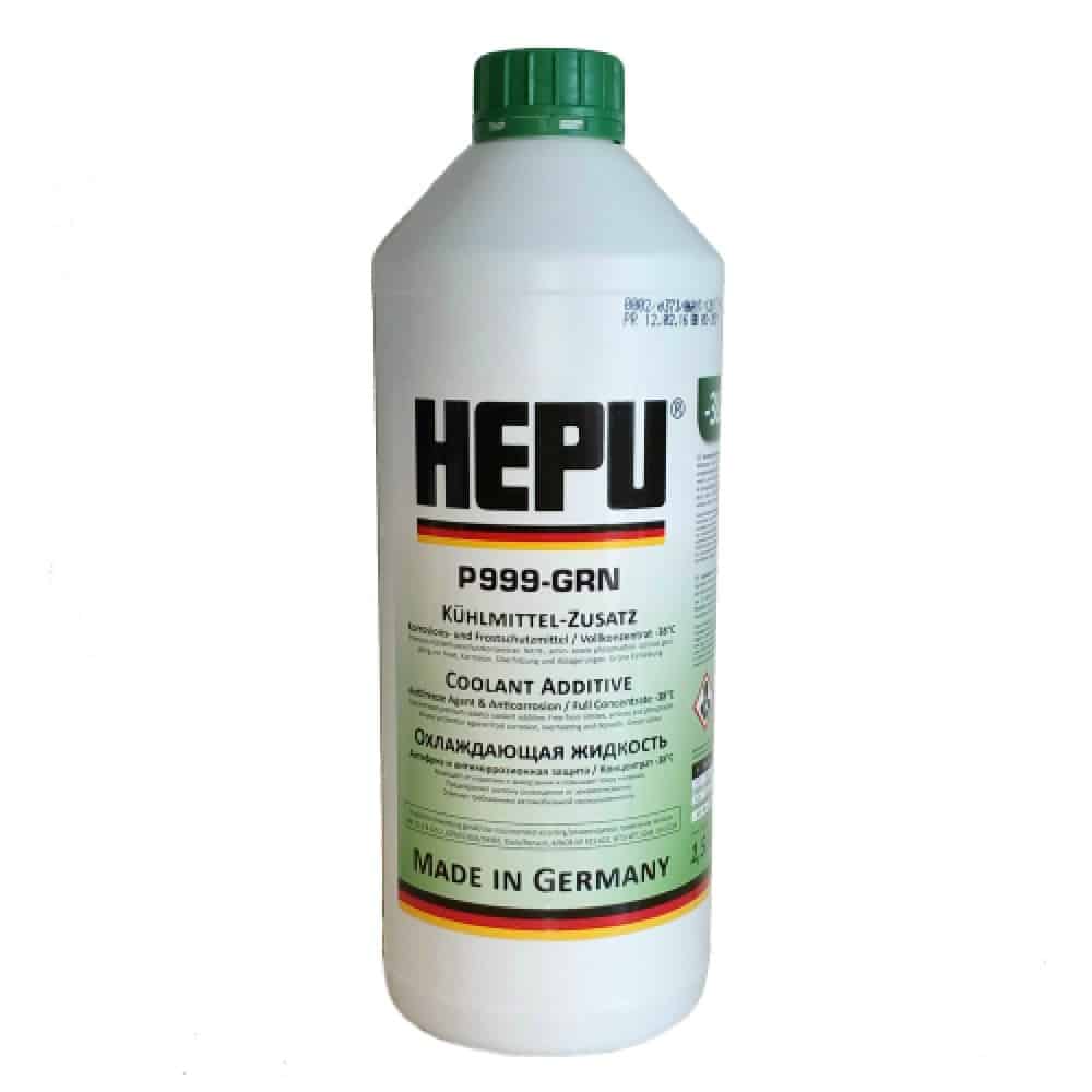 Зелен антифриз концентрат HEPU 80C 1.5 литра Зелен антифриз концентрат HEPU 80C 1.5 литра