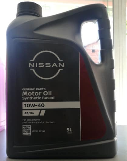 Оригинално масло NISSAN 10W40 5L KE900-99942 Оригинално масло NISSAN 10W40 5L KE900-99942