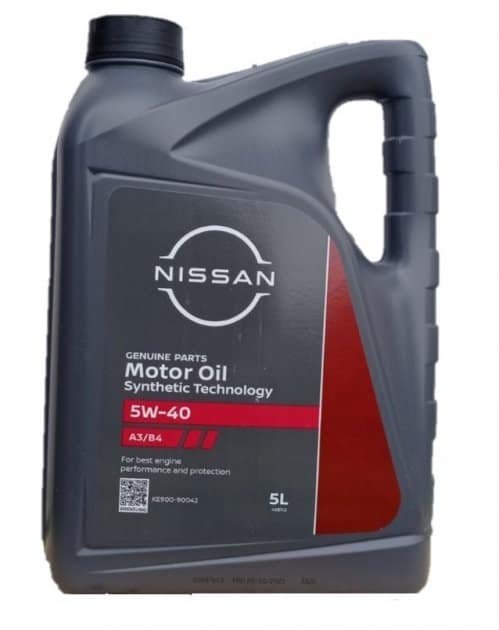Оригинално масло NISSAN 5W40  KE900-90042 5L Оригинално масло NISSAN 5W40 KE900-90042 5L