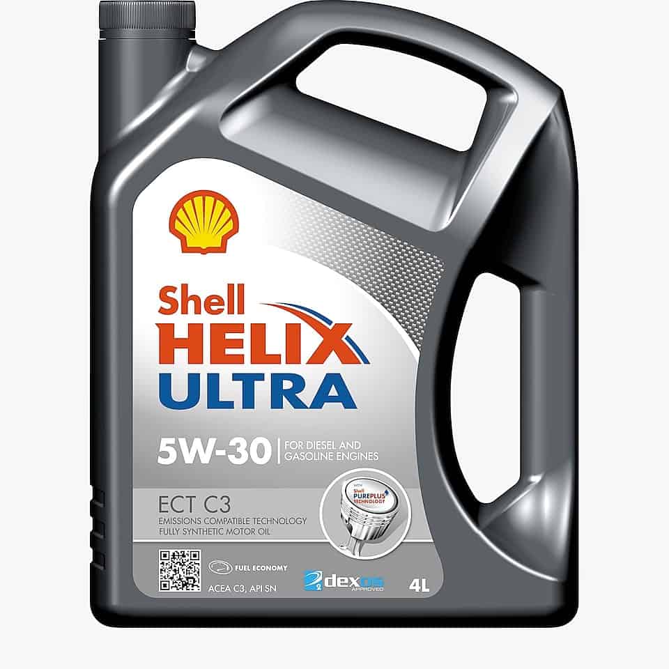 Двигателно масло Shell Helix Ultra ECT C3 5W30 4 литра Двигателно масло Shell Helix Ultra ECT C3 5W30 4 литра