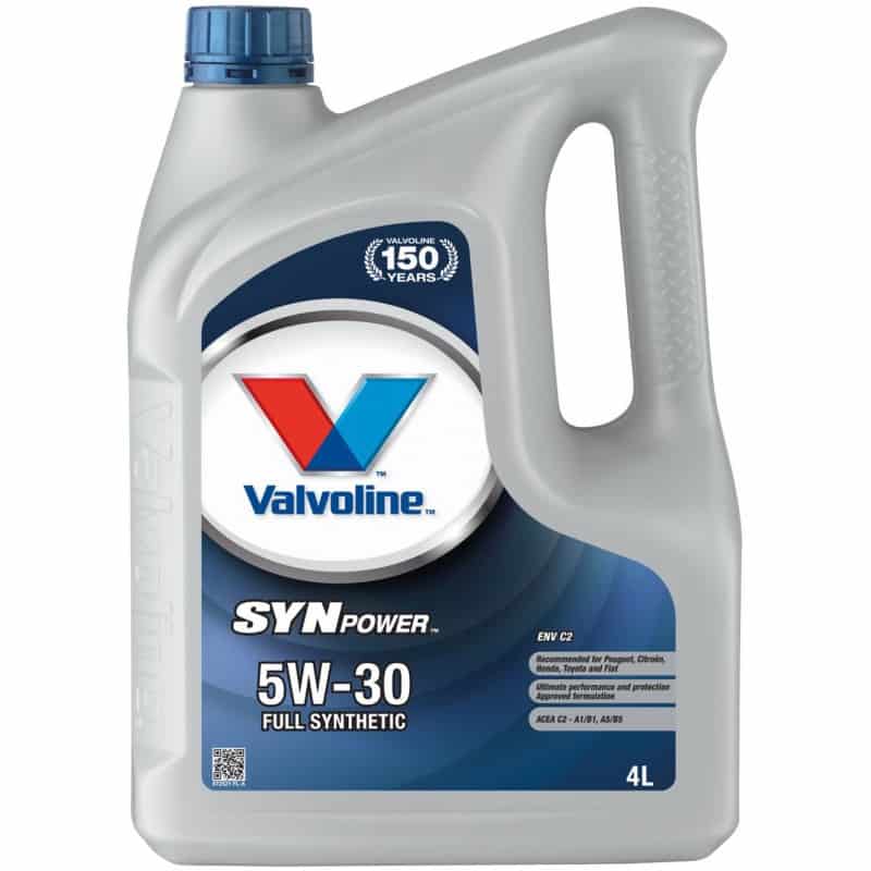 Двигателно масло VALVOLINE SYNPOWER ENV C2 5W30 4L Двигателно масло VALVOLINE SYNPOWER ENV C2 5W30 4L