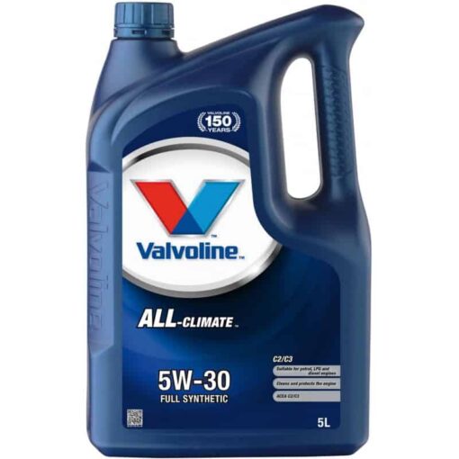 Масло VALVOLINE ALL CLIMATE C2/C3 5W30 5L - Image 1