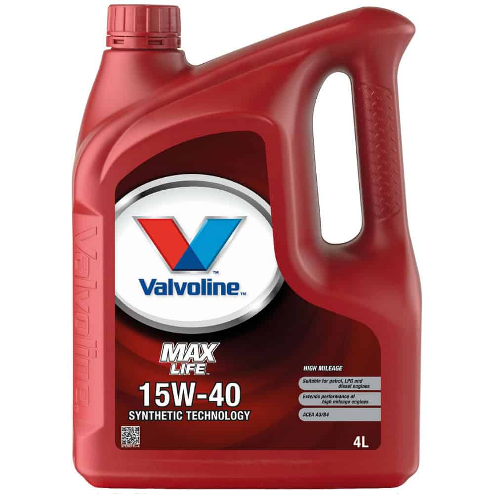 Масло VALVOLINE MAXLIFE 15W40 4L Масло VALVOLINE MAXLIFE 15W40 4L