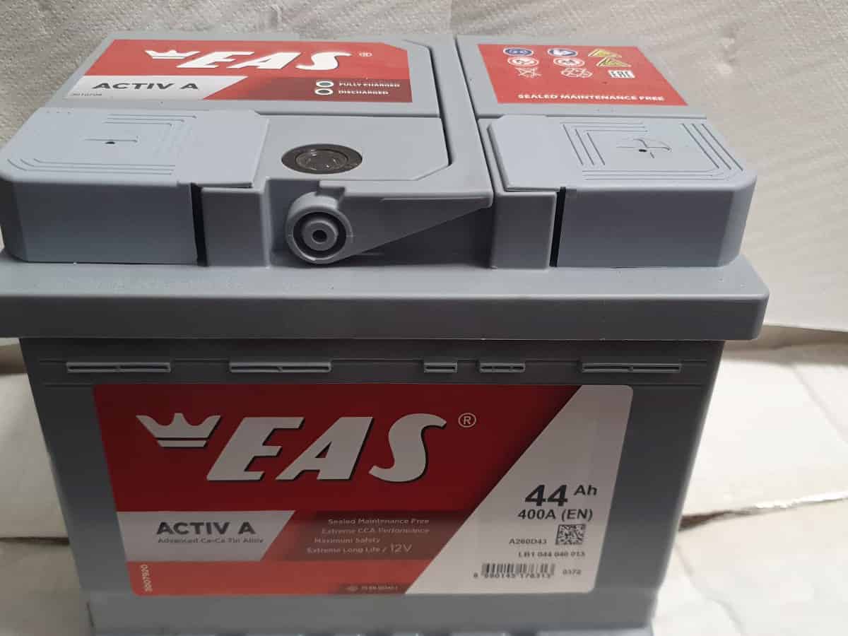 Акумулатор EAS Activa 44Ah 400a 12V R+ Акумулатор EAS Activa 44Ah 400a 12V R+