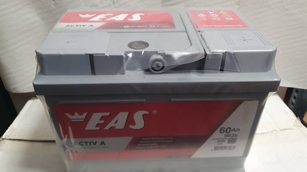Акумулатор EAS Activa 60Ah 540a 12V R+