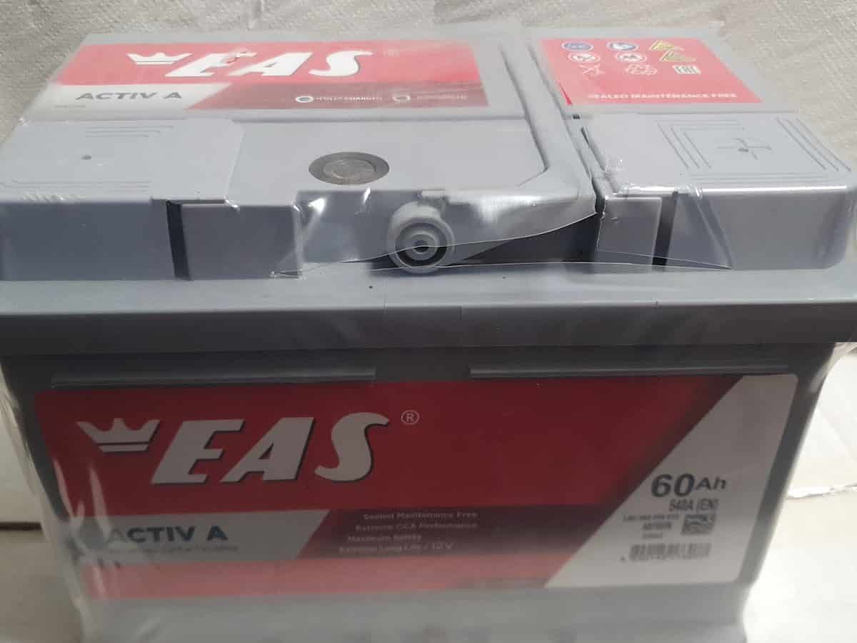 Акумулатор EAS Activa 60Ah 540a 12V R+ Акумулатор EAS Activa 60Ah 540a 12V R+