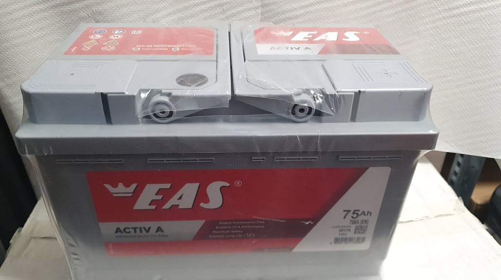 Акумулатор EAS Activa 75Ah 700a 12V R+