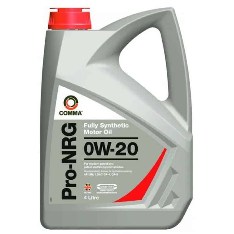Масло COMMA PRO-NRG 0W20 4L Масло COMMA PRO-NRG 0W20 4L