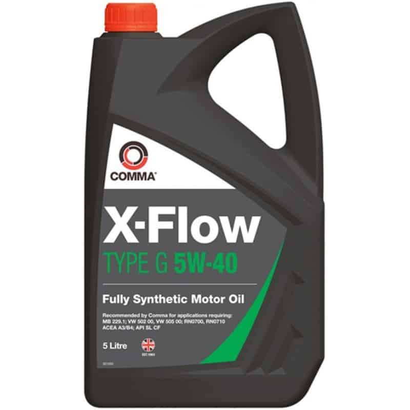 Масло COMMA X-FLOW TYPE G 5W40 5L Масло COMMA X-FLOW TYPE G 5W40 5L