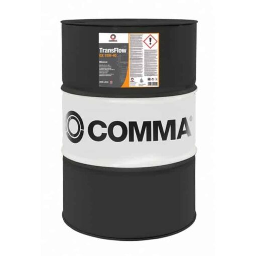 Масло COMMA TRANSFLOW GX 15W40 205L