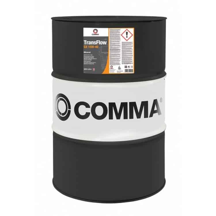 Масло COMMA TRANSFLOW GX 15W40 205L Масло COMMA TRANSFLOW GX 15W40 205L