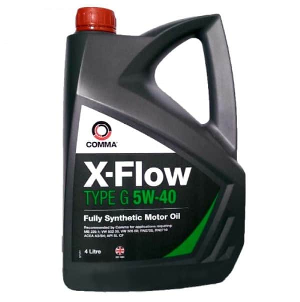 Масло COMMA X-FLOW TYPE G 5W40 4L Масло COMMA X-FLOW TYPE G 5W40 4L