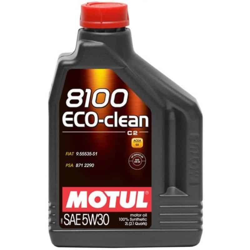 Масло MOTUL  8100 Eco-clean 5W30 - 2 литра Масло MOTUL 8100 Eco-clean 5W30 - 2 литра