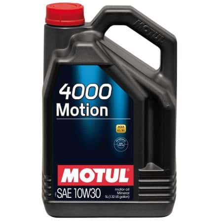 Масло MOTUL 4000 MOTION 10W30 5L Масло MOTUL 4000 MOTION 10W30 5L