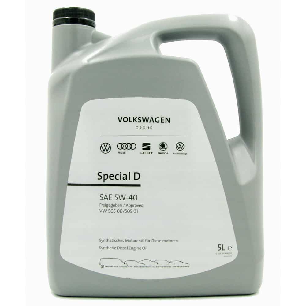 Оригинално масло VOLKSWAGEN G 052 505 SPECIAL D 5W40 5L Оригинално масло VOLKSWAGEN G 052 505 SPECIAL D 5W40 5L