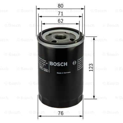 Маслен филтър (0 451 103 033 - BOSCH) Маслен филтър (0 451 103 033 - BOSCH)