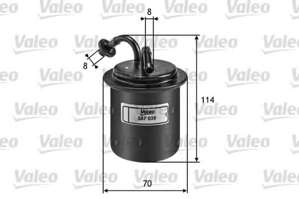 Горивен филтър (587 039 - VALEO)