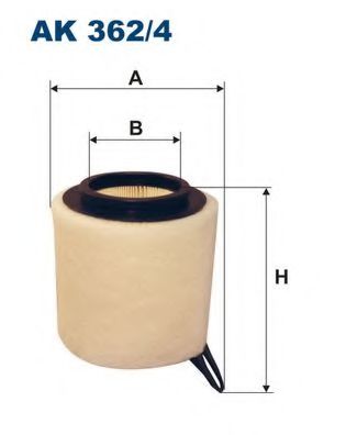 Въздушен филтър (AK 362/4 - FILTRON)