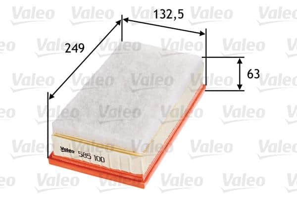 Въздушен филтър (585100 - VALEO) Въздушен филтър (585100 - VALEO)
