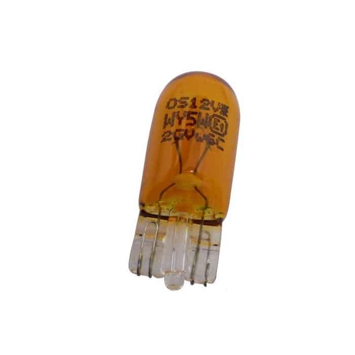 Автомобилна крушка GE 501A Amber WY5W 12V Автомобилна крушка GE 501A Amber WY5W 12V