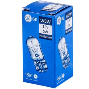 Автомобилна крушка GE W5W 12V 4000K LED 2бр. Блистер Автомобилна крушка GE W5W 12V 4000K LED 2бр. Блистер