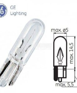 Автомобилна крушка GE 5301 W1,2W 12V