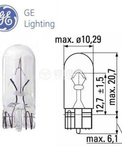 Автомобилна крушка GE 501 W5W 12V