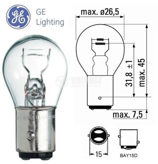 Автомобилна крушка GE 1078 P21/5W 24V