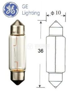 Автомобилна крушка GE 7552 C5W 24V